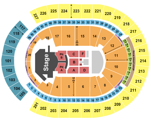 T-Mobile Arena Victoria Monet Seating Chart